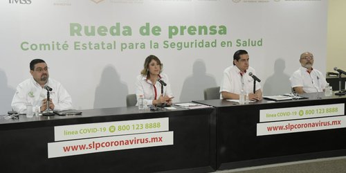 SLP superó los mil casos de Covid-19; defunciones llegan a 67