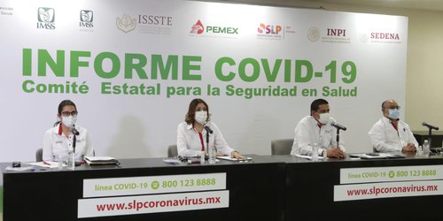 Registra SLP 255 nuevos casos de Covid-19