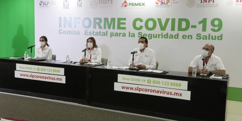 Suma SLP 166 casos nuevos de Covid y 13 defunciones