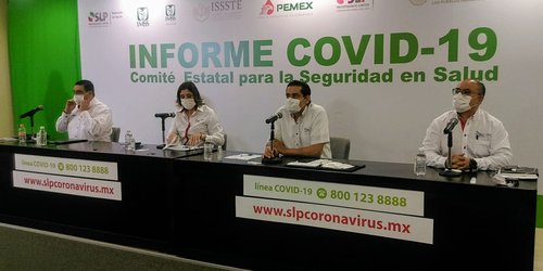Continúan en SLP casos de Covid-19 a la baja: Secretaría de Salud