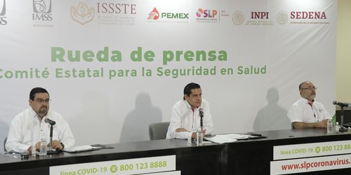 Sostiene SLP cifra sostenida de casos diarios de COVID-19