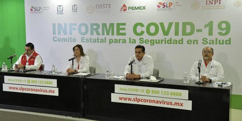 Este lunes, 290 potosinos fueron confirmados positivos a Covid-19