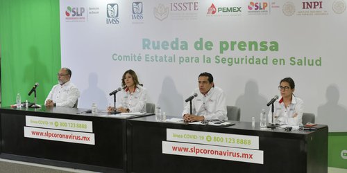 SLP registra 43 nuevos casos de Covid y 10 fallecimientos más