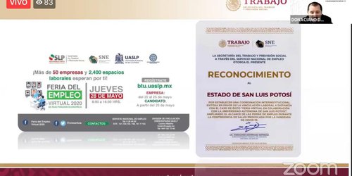 Gobierno Federal reconoce a STPS “Feria de Empleo Virtual”