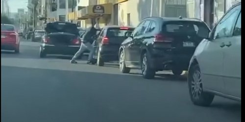 Captan en video a sujetos asaltando a plena luz del dia en SLP