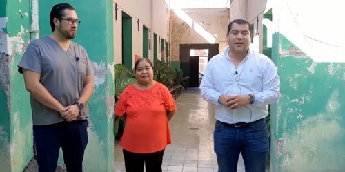 Regidor Isaías Rivera dona aguinaldo para rehabilitación de dispensario médico