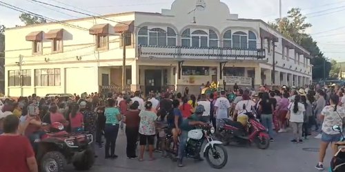 Protesta ciudadana contra alcalde "Melones" porque tiene sin agua a Cárdenas