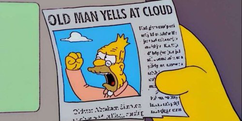 “Anciano grita a otro anciano”: El MEME de Los Simpson que resume el debate entre Trump y Biden