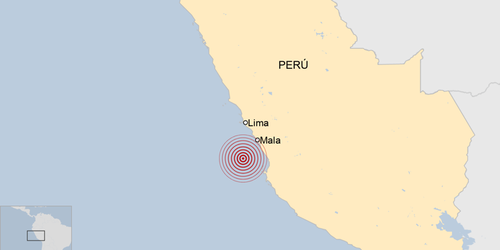 Un sismo magnitud 6,0 sacude Lima y la costa central de Perú