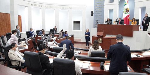 Aprueban sesiones de pleno y comisiones de manera no presencial del Congreso Estatal