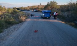 Motociclista muere al chocar con camioneta en camino a Santa Rita