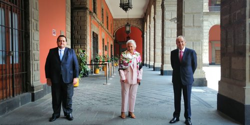 Gobernador Carreras formaliza relevo al frente de la CONAGO en Palacio Nacional
