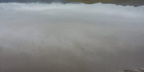 La presa San Diego almacena agua, tras intensas lluvias