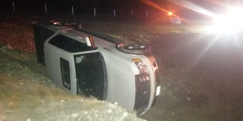 Médico maicense herido, al volcar camioneta en súper Cerritos-Tula