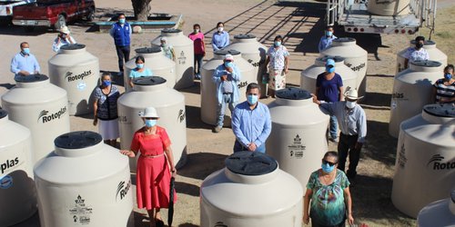 Municipio ha entregado 3,420 tinacos subsidiados a los habitantes