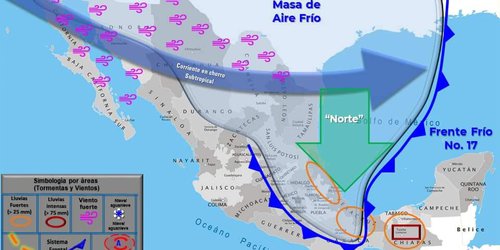 Habrá frío intenso desde este lunes: A sacar las chamarras