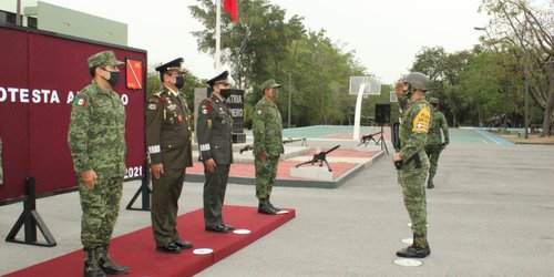 Rinde protesta nuevo comandante del 36 Batallón de Infantería de Ciudad Valles