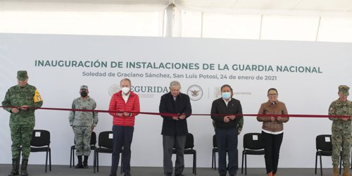AMLO y JM Carreras inauguran cuartel de la Guardia Nacional en Zona Metropolitana