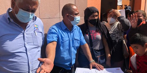 Autoridades municipales y de SASAR atendieron a manifestantes