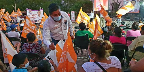 Llama el contador Gildardo Moreno a unirse contra la inseguridad en Ciudad Fernández