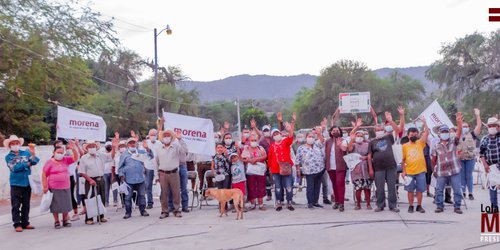 El cambio verdadero solo en Morena, dice Lola Morales en El Capulín