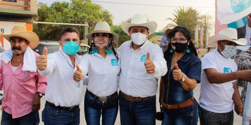 FJ Rico estuvo de visita por Ciudad Fernández y Rioverde