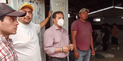 Ramón Torres García acude al lugar del siniestro con ayuda para brigadistas