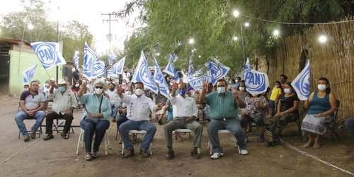 Sergio Gama y Ramón Torres avanzan en conjunto visitando colonias, ejidos y comunidades