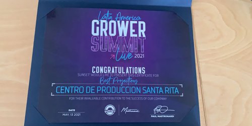 Santa Rita es considerado el invernadero con mejor proyección en Latinoamérica