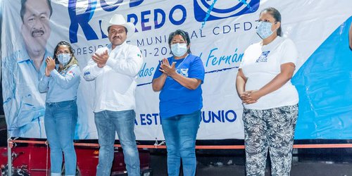 Habitantes de la ribera muestran su apoyo al proyecto de Rodo Loredo