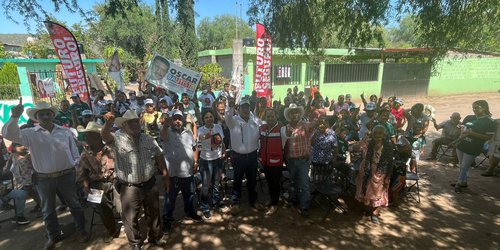 Recibe amplio apoyo Arnulfo Urbiola en El Jabalí