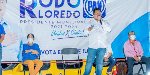 Apoyan a Rodo Loredo, habitantes del Barrio Cuarto en El Refugio
