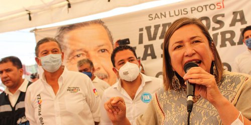 SLP debe decidir entre un mafioso y un hombre honesto: Xóchilt Gálvez