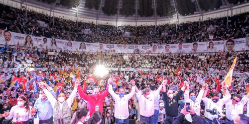 Fundaremos un nuevo SLP a partir del 6 de junio: Octavio Pedroza en su cierre de campaña