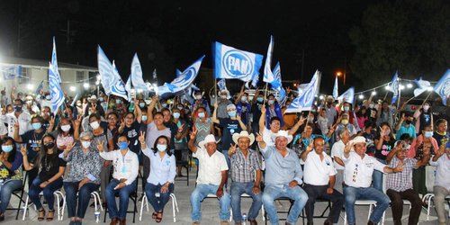 Abarrotado cierre de campaña a favor del PAN en Progreso