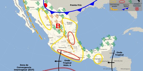 Se pronostican lluvias y frío para este martes: PC CDFDZ