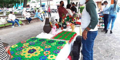 Bibliotecas de Ciudad Fernández expusieron artesanías