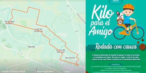 Invitan a rodada para promover el cuidado y no maltrato animal