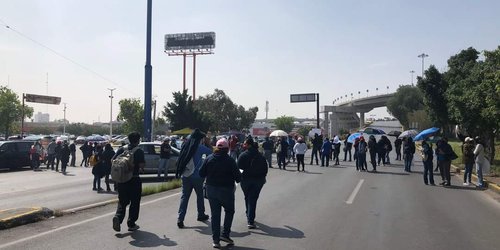 Va la capital potosina por su quinto día de manifestaciones y bloqueos