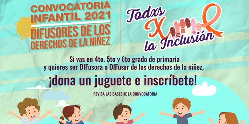 Buscan al difusor o difusora de los derechos de la niñez en CDFDZ