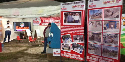 SASAR difunde trabajos y cultura del agua en la Fiesta de Todos