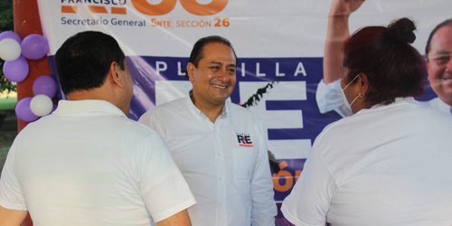 Acercar el sindicato de maestros a la base, propósito del "Profe Rico"