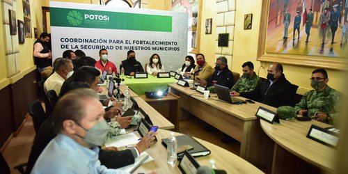 En Cerritos, gobernador Gallardo Cardona realiza Mesa de Reconstrucción de la Paz