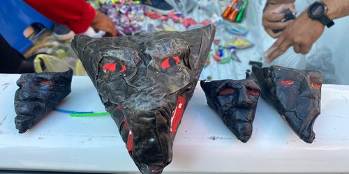 Pirotecnia prohibida aseguran en Xilitla