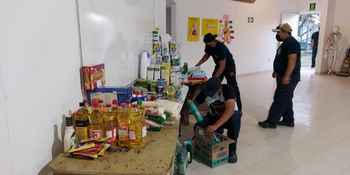 Iglesia Ágape de Rioverde realizó colecta de víveres para Bomberos de CDFDZ