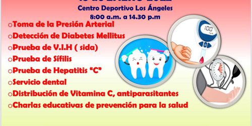 Gobierno Municipal realizará Jornadas Médicas el próximo 18, 19 y 20 de enero