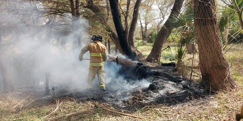 En un día, bomberos CDFDZ atendió cinco incendios de pastizal