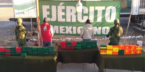 Ejército Mexicano aseguró más de 130 kilogramos de posible cocaína en Villa de Arista
