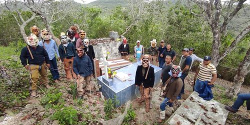 Filman video promocional de los Diablos de  Tanlajás