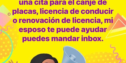 Alertan de perfiles falsos estafadores que tramitan placas y licencias gratis